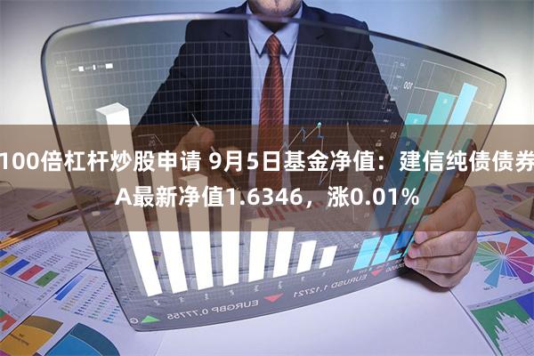 100倍杠杆炒股申请 9月5日基金净值：建信纯债债券A最新净